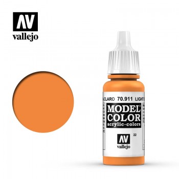 Vallejo Model Color Acrylic Paint Light Orange 70911